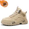 Winter new men's shoes Northeast snow boots men's piled thickened warm Martin boots men's outdoor non-slip cotton shoes