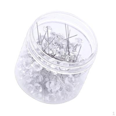 100 Sewing Pin Florist Pins Wedding Crafts - 8×52mm