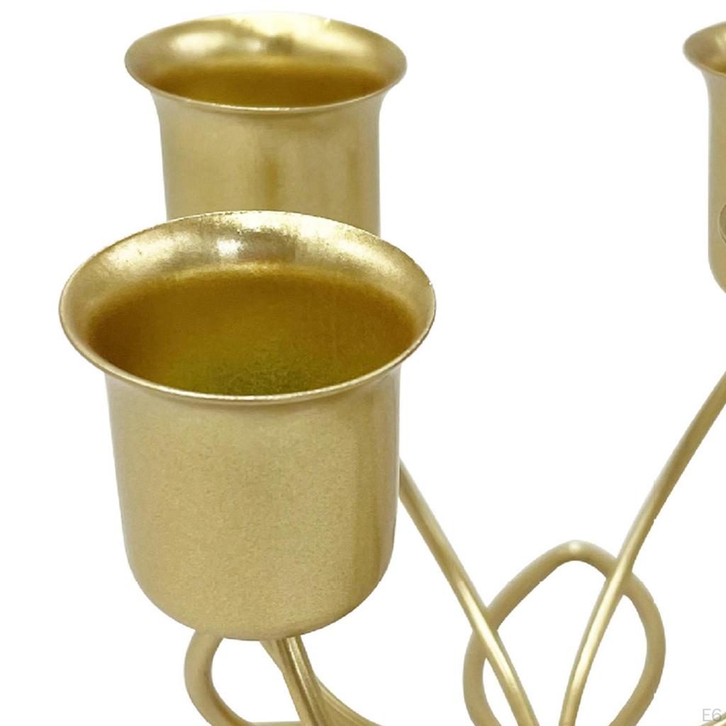 Holder Ornaments Candlestick for Wedding Tea Parties Dining