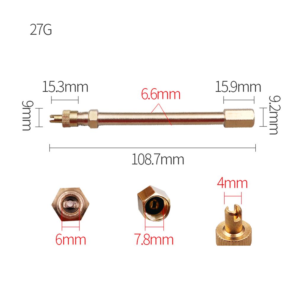 Tire Valve Stem Extension Schrader Valve Stem Extender Tire Repair Tool for Balance Bike Scooter Motorcycle Unicycle Truck Stem Caps1