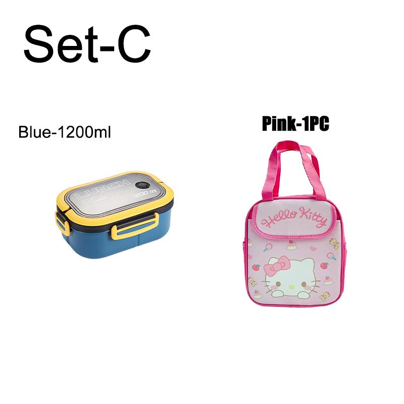 Lunch Box For Kids Adult Compartments Bento Lunchbox Children Kid School Outdoor Camping Picnic Food Container Portable
