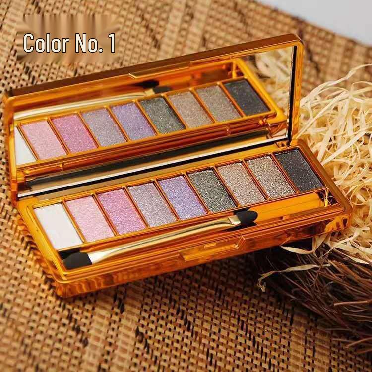 Winnie the Pooh Nine-Color Dazzling Eyeshadow Palette with Diamond Finish