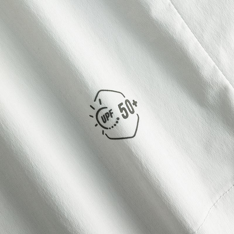 Anta Sports Casual Minimalist Color Block Hooded UV Protection Sun Shirt Men Tops Green 152527605-2