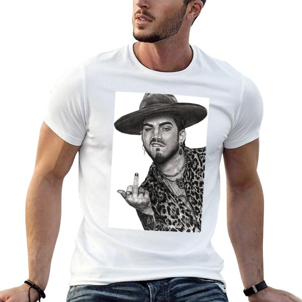 Adam Lambert T-Shirt Man T Shirts High Quality Luxury Brand G Man T Shirts for Men Man T Shirt