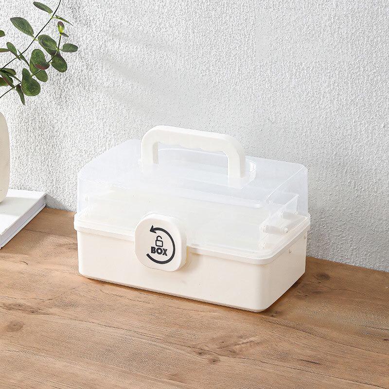 Lubang Bear Multi-layer Medicine Storage Box