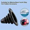 Marine Engine Cable Boot 4.72" Rubber Steering & Shift Protector for Boats, Kayaks, Yachts