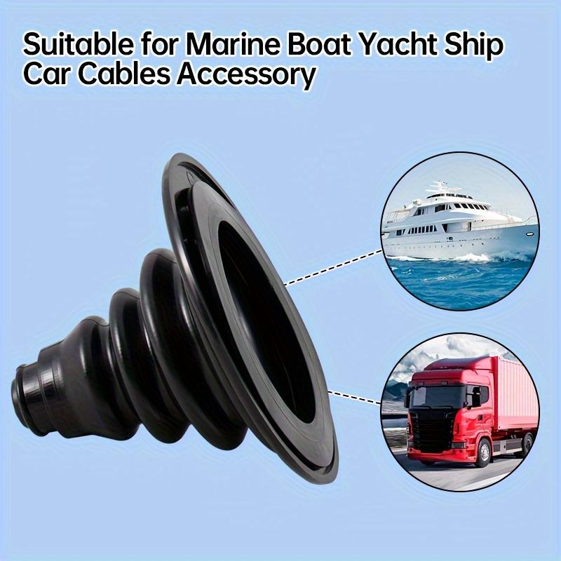 Marine Engine Cable Boot 4.72" Rubber Steering & Shift Protector for Boats, Kayaks, Yachts