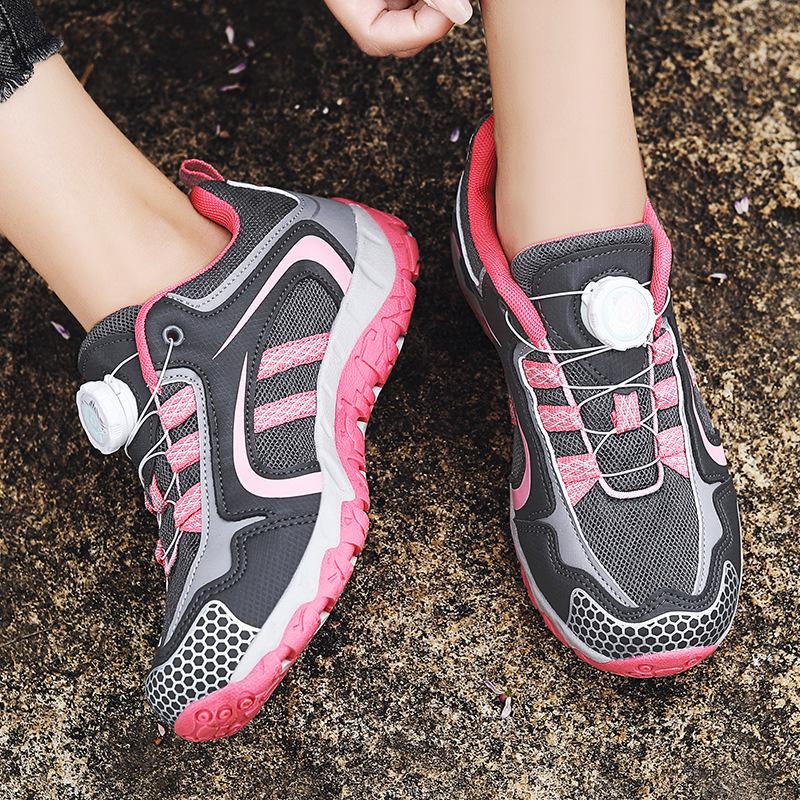 Women's Trendy Flyknit Breathable Sneakers - Comfortable Sole for Summer Hiking and Outdoor Activities