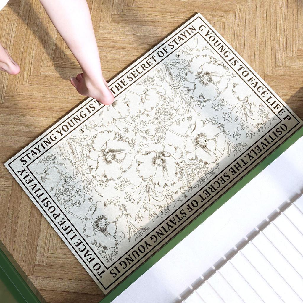 Rychleschnoucí koupelnová předložka z křemeliny: Měkký, Vodu Absorbující, Protiskluzový, Nečistotám Odolný Podlahový Koberec.