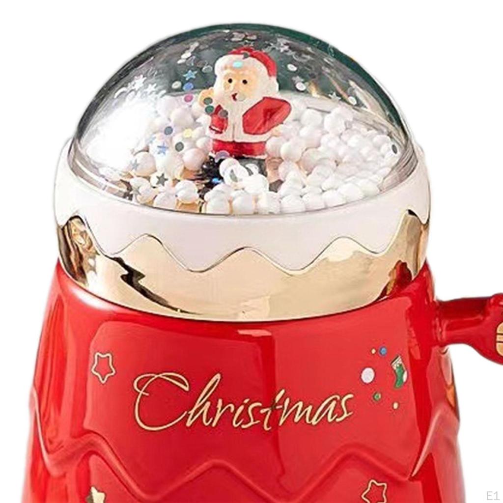 Ceramic Christmas Mug Beverage Drinking Xmas Morning Cup Winter Tableware