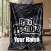 Sex Pistols Custom Flannel Throw Blanket Print Your Name Text Soft Warm Blanket Holiday Present