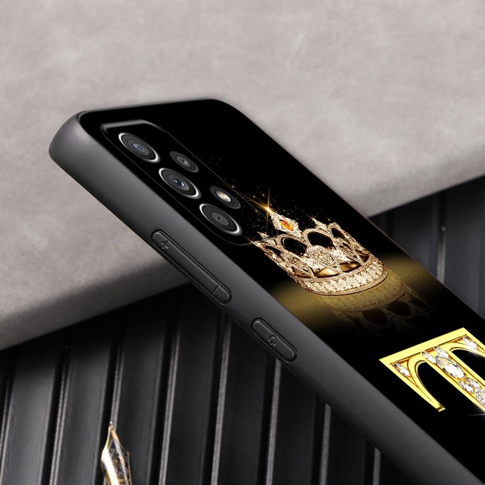 Letter M L E T K J I U Phone Case For Samsung Galaxy A57 A56 A37 A55 A36 A26 A54 A52 A35 A34 A25 A17 A16 A15 A07 A06 Soft Cover