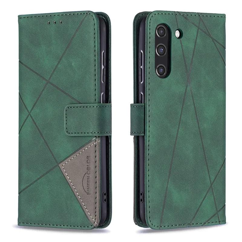 Wallet Flip Case On For Samsung Galaxy S21 FE Classic Phone Leather Cases For S21+ Ultra Plus S21Plus 5G Card Slot Back Cover