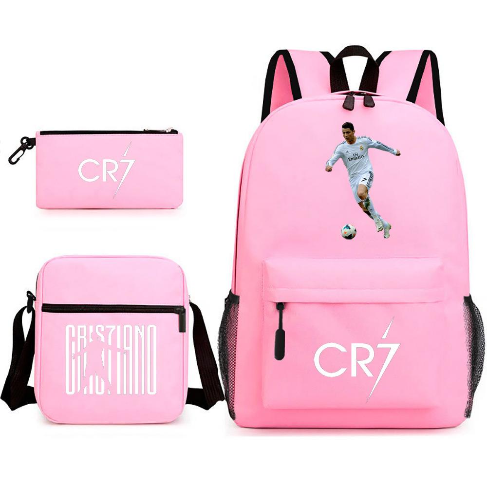 Stitc Cartoon Full Print Backpack Student Bag Pencil Case Two-Piece Set Children'S Backpack