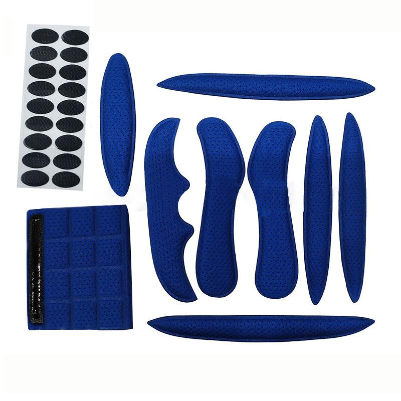 27pcs/set Helmet Padding Kits Sealed Sponge Replacement Motorcycle Bicycle Cycling Universal Foam Pads Set