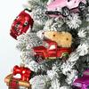 Christmas Decoration Glass Car Coffee Machine Backpack Camera Crafts Pendant Scene Christmas Tree Hanging Ornaments Holiday Gift