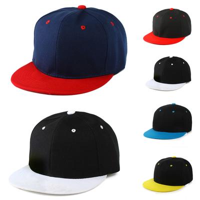 Snapback Classic Hat Hip Hop Flat Brim Baseball Cap Stitching Trucker Adjustable