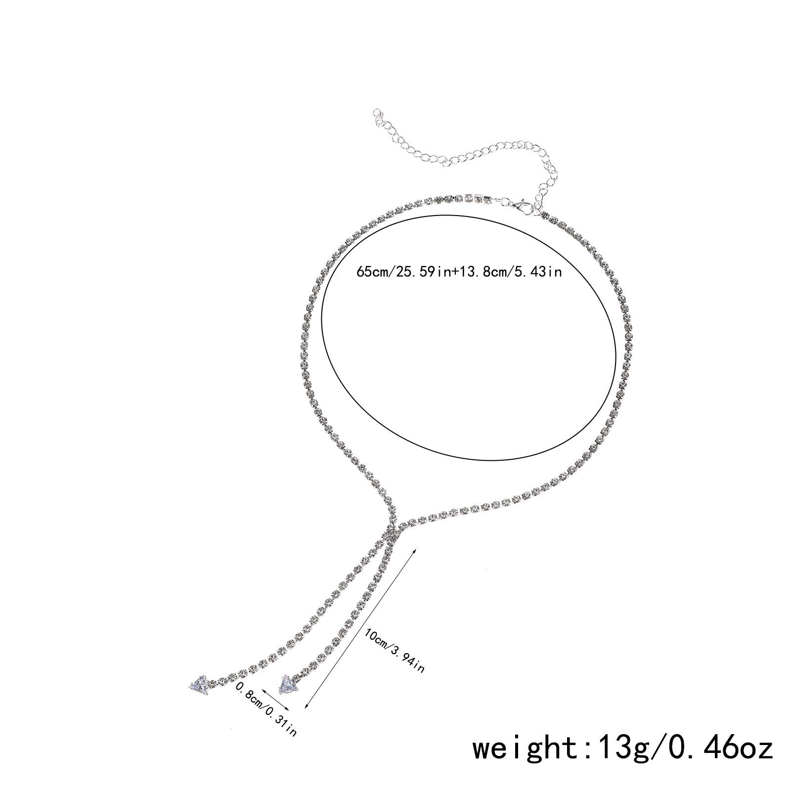 Элегантное европейское и американское высококачественное модное колье с горным хрусталем