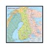 Finland Map City Map In Russian Language Map Canvas Painting Wall Art Poster Home Decoration