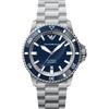 Diver Blue Silicone/Rubber Men's Mechanical Automatic AR60079 Watch
