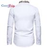 Cozy Up Men's Casual Long Sleeve Stretch Dress Shirt Wrinkle-Free Regular Fit Button Down Shirts