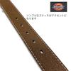 belt Belt width length Authentic DS0360C [Dickies] Suede-like single-stitch (adjustable length/simple) (unisex/belt 35mm/total 115cm) (dark brown)