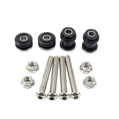 Tool Less Installation Motorbike Backrest Screw Bolts Hardware For XL883 XL1200 Rust Resistant Stainless Steel Universal
