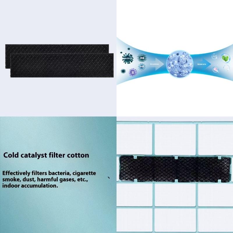 Filtro di ricambio per condizionatore d'aria in plastica, presa d'aria di ricambio per la qualità dell'aria interna, accessori per un facile montaggio