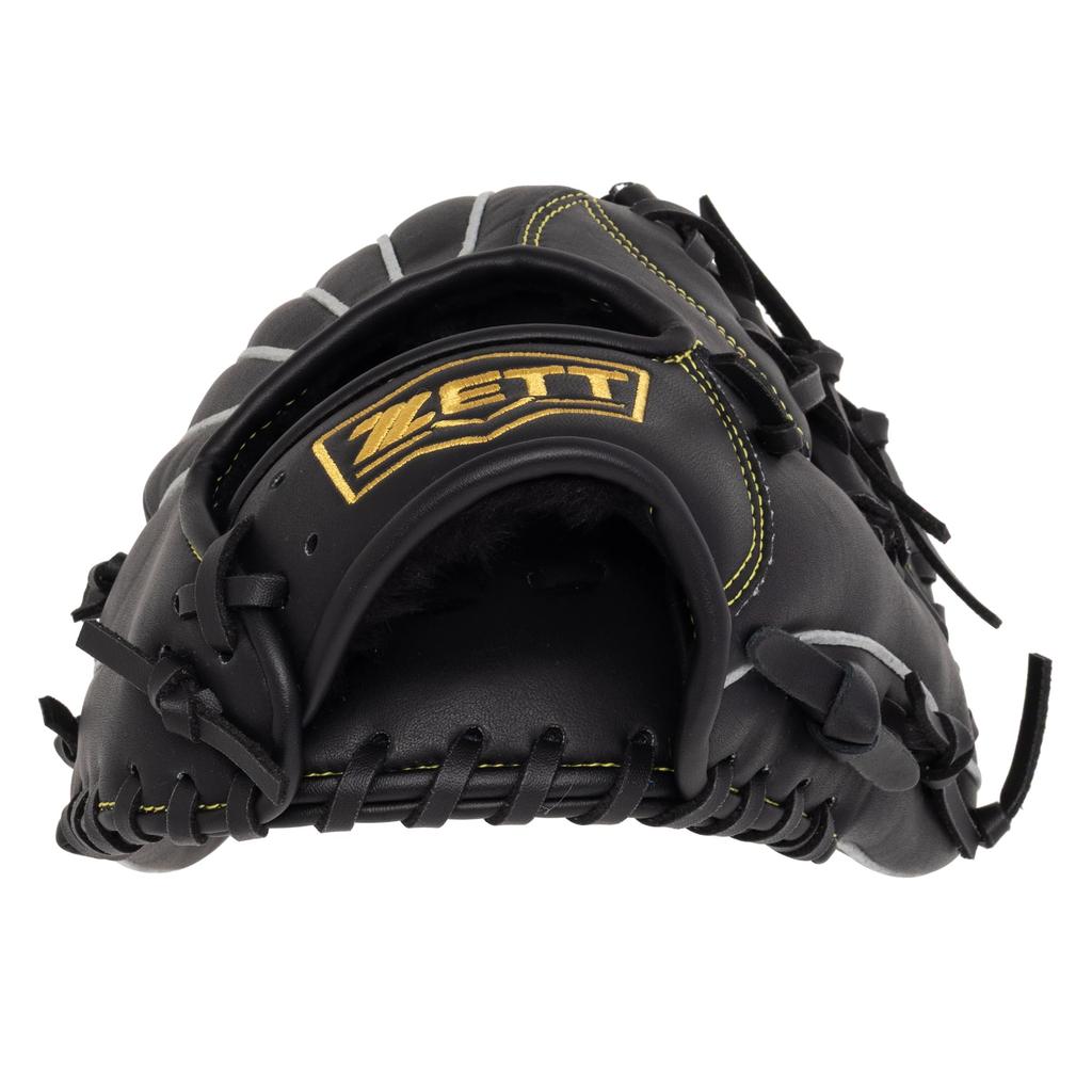 ZETT AcroCatch Youth Softball Size SS heights up to BJG772610 Glove, All-Around, Right-Handed Throw, Black, (For 120cm),