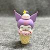 Hello Kitty 8Cm Figure Ice Cream Sanrio My Melody Anime Kawaii Cinnamoroll Kuromi Cat Gifts Toys Decoration For Children