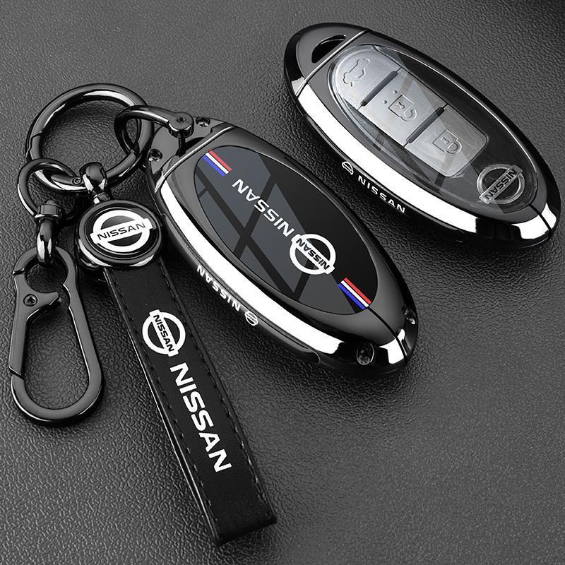 Zinc Alloy Key Prtoect Case Holder Cover for Nissan X-trail T33 Kicks Qashqai J12 Juke Teana Altima Ariya 2023 2024 Remote