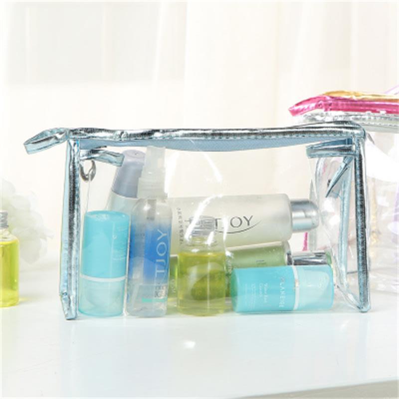 Waterproof Transparent Travel Toiletry and Makeup Organizer Bag for Men and Women
