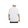 Nike Polo à Manches Courtes avec Logo Imprimé Ajusté Homme Tops Blanc FN3895-100