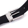 Mei Mary Men's genuine crocodile leather belt - seamless belly skin, 3.5cm width, business casual style with 304 stainless steel buckle