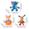 Portable Bite Resistant Dogs Sounding Cute Animals Pet Companion Teeth Cleaning Cartoon Cats