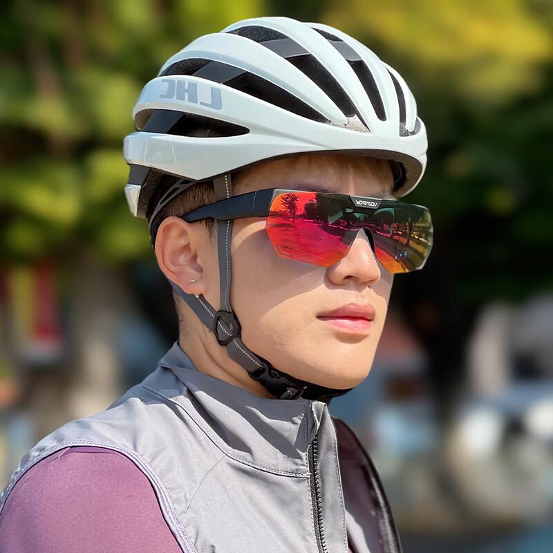 VOZAPOW Flip-up Polarized Cycling Sunglasses for Myopia