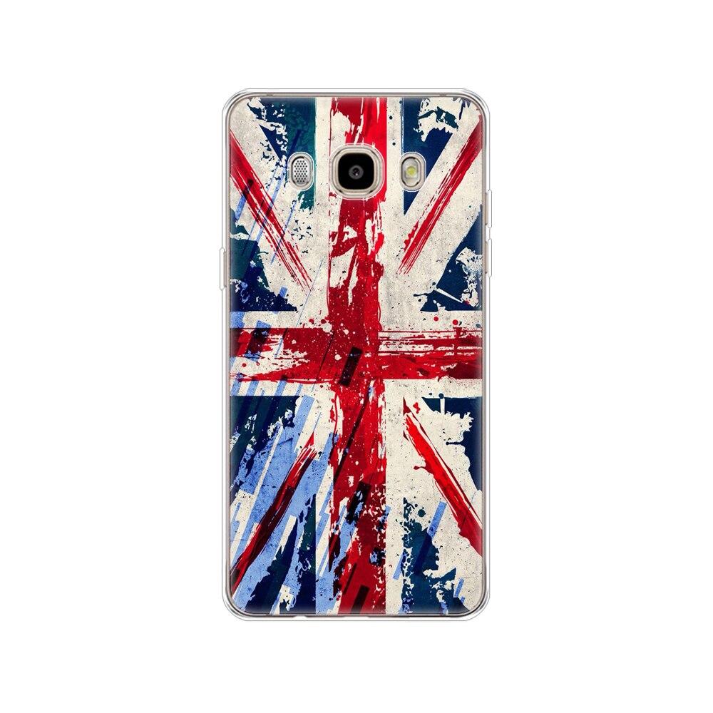 Case FOR Samsung Galaxy J7 J5 2016 Case J710 510F Cover FOR Samsung J7 J5 2016 Case Shell Winter Snow Christmas