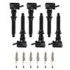 6 Ignition Coils Spark Plugs UF730 For Land Rover Discovery 2017-2020