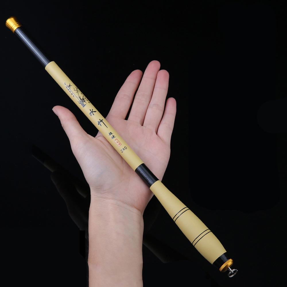Ultralight Telescopic Fishing Rod 1.5-6.3m Freshwater Stream Hand Pole Ultralight Carbon Fiber Hard Feeder for Carp Fishing Travel Equipment Portable