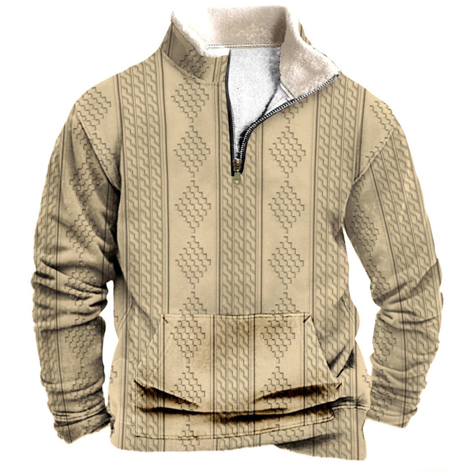 

Весенне-осенняя мужская толстовка с воротником-стойкой на открытом воздухе, повседневные свитера, топы XL жёлтый