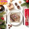 20pcs Disposable Napkins with Book Pattern Print for Wedding,Parties,and Daily Use for Thanksgiving Fall Christmas Table Decoration