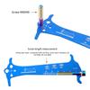 Mountain Bike Chain Gauge Measurement Ruler Bike Wear Checker Indicators Bicycles Chain Repair Tool Easy to Use