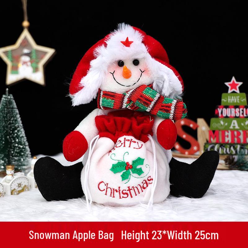 Christmas Eve Apple Candy Gift Tote & Packaging Bag