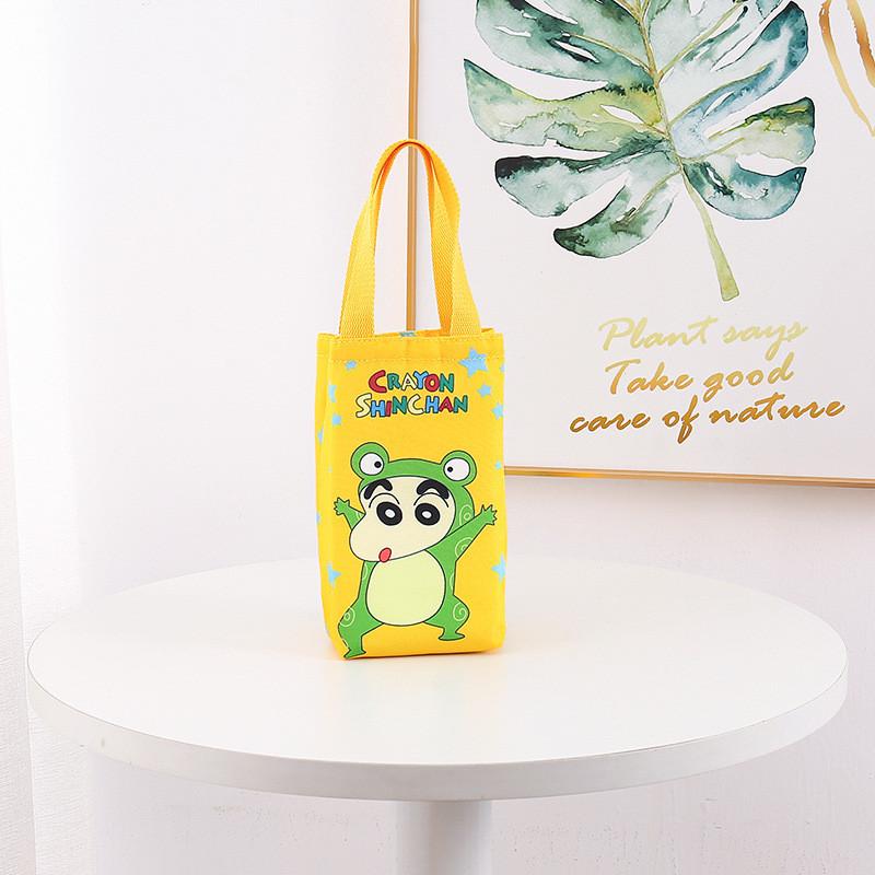 Crayon Shin Chan Shiro Action Kamen Pattern Cup Umbrella Canvas Storage Bag
