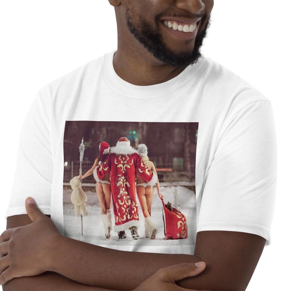 

Santa Claus Sexy Women Hot Models Christmas Party Shirt Short-Sleeve T-Shirt 4XL