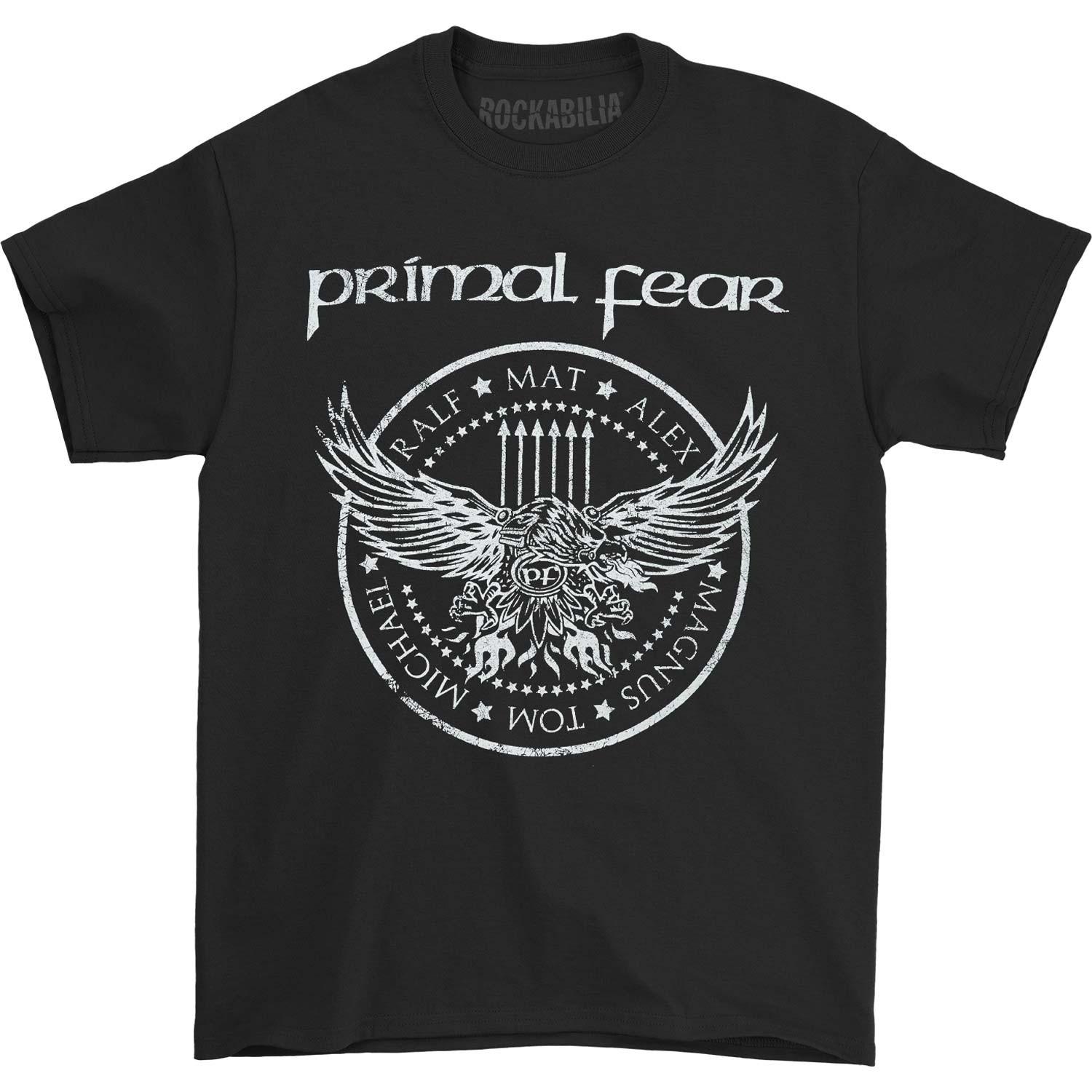 Men s Primal Fear Eagle T-shirt Small Black L