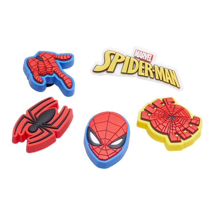 

Crocs Spider-Man 5-Piece PVC Shoe Accessories Flower Unisex Couple Multicolor F разноцветный