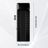 Multifunctional Massage Cushion Neck, waist and foot, with heating and multi - part vibration functions, 51.5 * 23 * 37.5cm, suitable for home, office