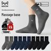 MiiOW Men's Antibacterial Mid-Calf Business Socks (5-Pair Pack)