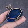 Natural Blue Labradorite Copper Wire Wrap Tree Of Life Pendant 1.97" A5t23